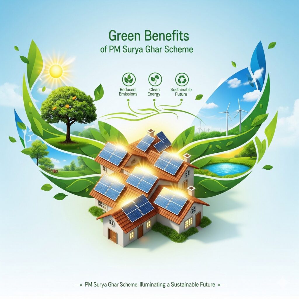 green benefits of pm surya ghar